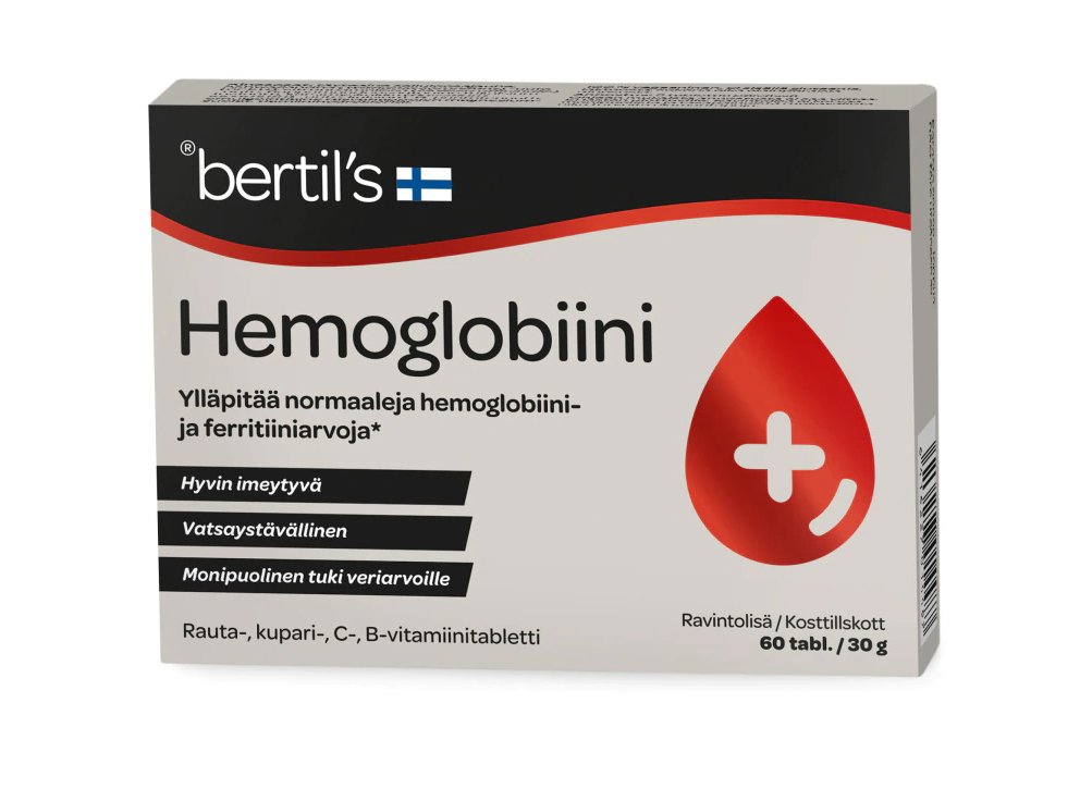 bertil's Hemoglobiini 60tabl / 30g